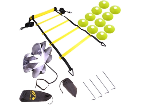 Traje de escalera de agilidad juego de entrenamiento de fútbol ​​escalera ágil escalera de salto escalera de velocidad logo disco resistencia parag...