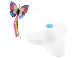 2026-8725-juguete Gato Mariposa Rotatoria Eléctrica Interactivo Con 4 Mariposas Y Base Antideslizante