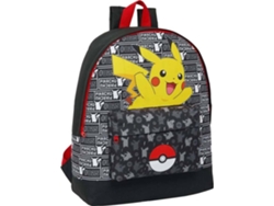 Mochila POKÉMON Negro (32 x 40 x 12 cm)