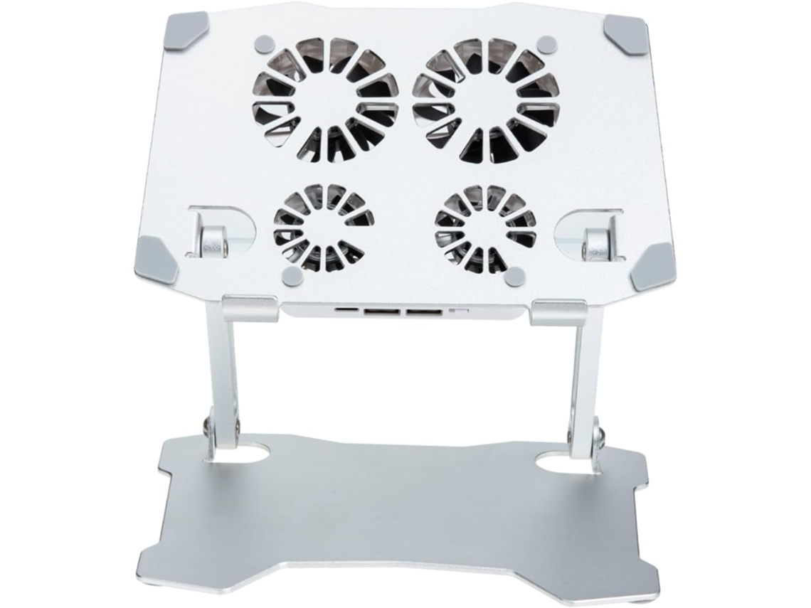 Soporte ajustable para ventilador de refrigeración, con almohadillas antideslizantes para PC y portátil. Gokoco