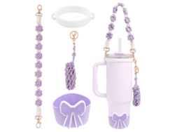 Juego de 4 accesorios para tazas EIFSON con mini bolsa de almacenamiento para Stanley y Owala (05)
