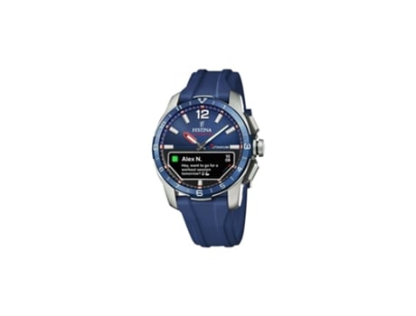 Reloj FESTINA Connected D Hombre F23000/1 - 44mm, Titanio, Híbrido, Azul, 3 ATM
