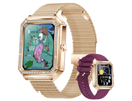 Reloj inteligente para mujer, reloj inteligente deportivo, Monitor de pista, llamada Bluetooth, reloj de marca para mujer para regalo VEANXIN