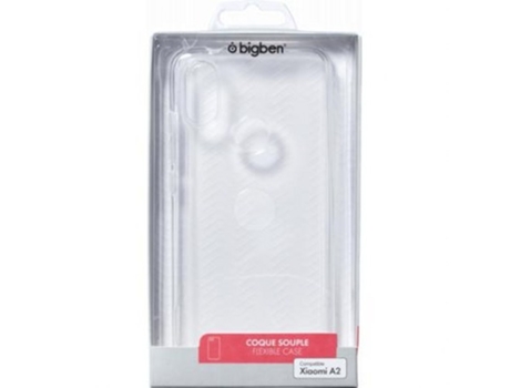 Funda para Xiaomi Mi A2 BIGBEN CONNECTED Piel Sintética Transparente