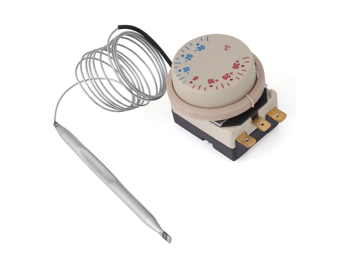 Termostato Con Control De Temperatura Ajustable De -30 A 30 °c Para Refrigerador Y Congelador.