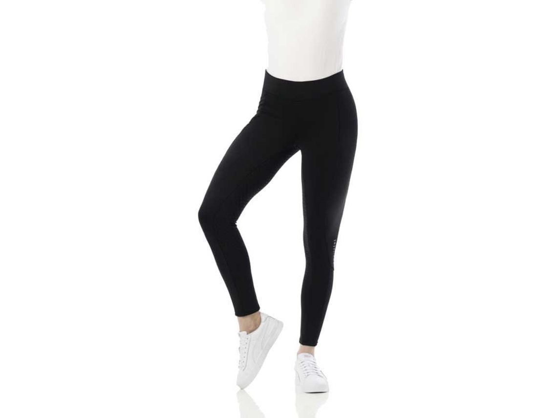 Calça de Montar com Assento de Silicone Brigitte Preto 46Equitheme