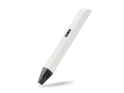 Bolígrafo de impresión 3D Super 3D Pen compatible con ABS y PLA 1,75 mm blanco Gusshious