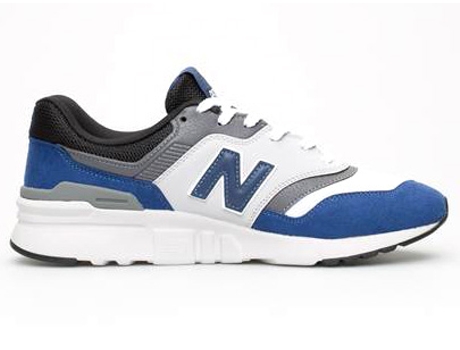 Zapatillas Deportivas NEW BALANCE 997 (Blanco, Azul, Gris - Material Sintético- 43)