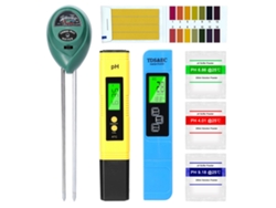 Kit Multifuncional Para Medir Ph, Humedad, Luz Solar, Suelo, Agua, Tds Y Ce, Ideal Para Jardinería Y Plantación Profesional.