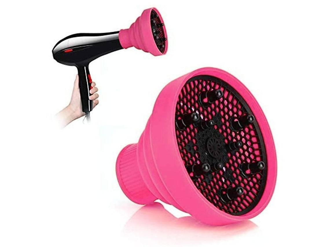 Difusor Plegable Universal Para Secadores De Pelo De Silicona Resistentes A Altas Temperaturas.