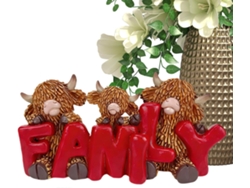 Pequeña figura decorativa de resina, ideal para fiestas, cumpleaños, oficina, dormitorio, vaca, hogar, Día de la Madre, Día del Padre GOKOCO