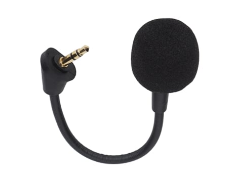 Micrófono para HyperX Cloud Alpha Micrófono de repuesto con cancelación de ruido de 3,5 mm