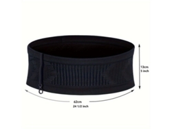 Riñoneras deportivas sin costuras Vayotoy de 2 piezas, color negro Pickify