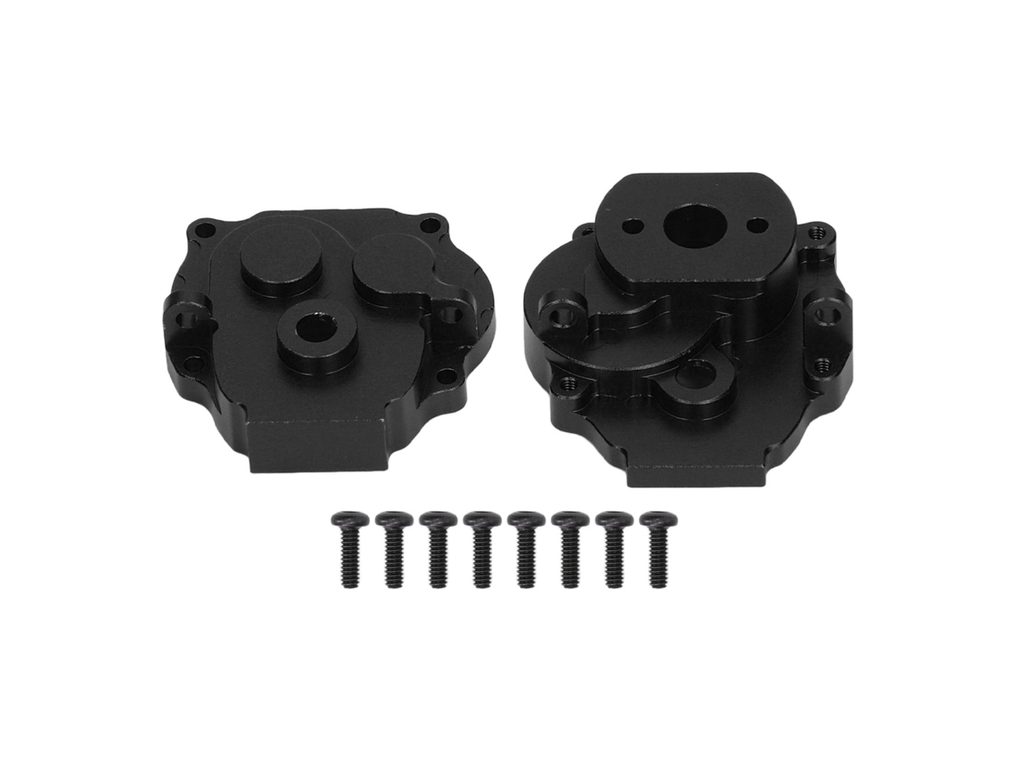Caja De Engranajes De Aluminio Para Rc Crawler Resistente A Choques Compatible Con Traxxas 1/18 Trx4m Negro