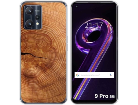 Carcasa para Realme 9 Pro 5G TUMUNDOSMARTPHONE Dibujos Madera 04 Multicolor