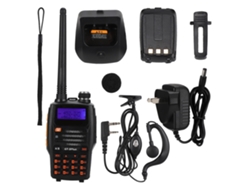 Radio Walkie-talkie Inalámbrica Vhf Uhf Recargable Portátil Con Batería De Iones De Litio Gt-3plus
