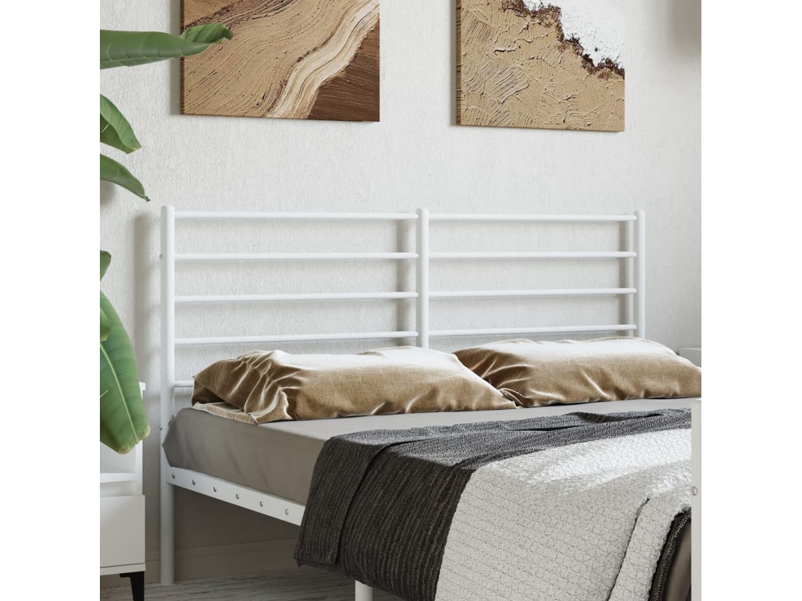 Cabecero De Metal Blanco 120 Cm