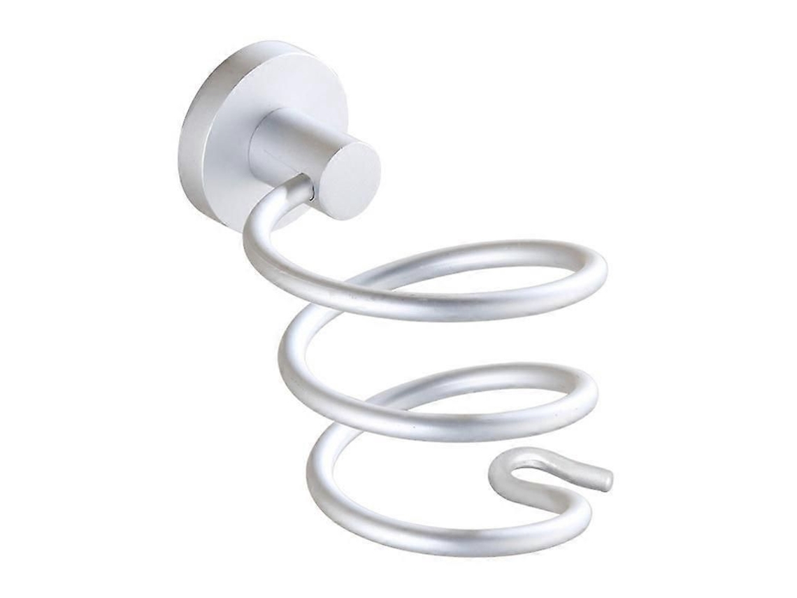 Soporte para secador de pelo, estilo espiral, soporte de cable de aluminio GOKOCO