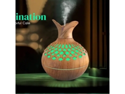 Humidificador difusor de aceites esenciales, interfaz USB, tecnología sónica Mdug (amarillo)
