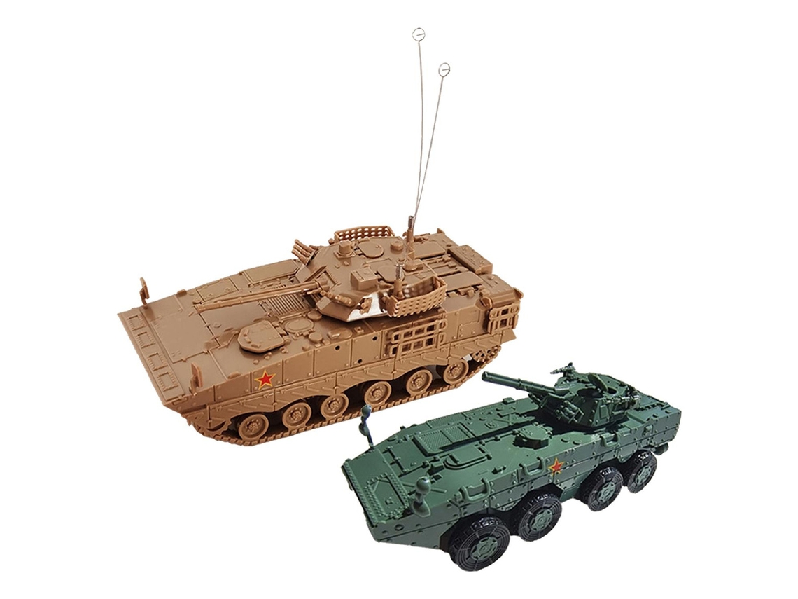 Conjunto de dos vehículos 4D a escala 1/72, juguete modelo Slowmoose