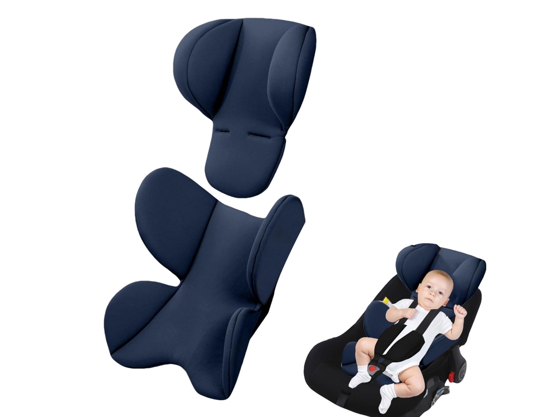 Cojín Para Asiento De Cochecito, Apto Para Portabebés, Asientos De Coche Y Cochecitos (azul Marino) Cuich
