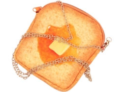 Bolso de hombro con correa de cadena en suave tejido de lana, ideal para el trabajo y las reuniones.