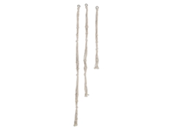 3 Soportes Sencillos De Macramé Para Plantas, 3 Niveles, Cesta Colgante Pequeña Y Compacta De Algodón.