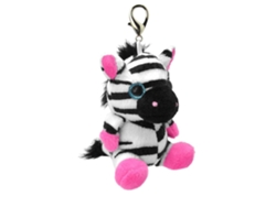 Peluche llavero WILD PLANET Zebra (5 x 8.5 x 8 cm)