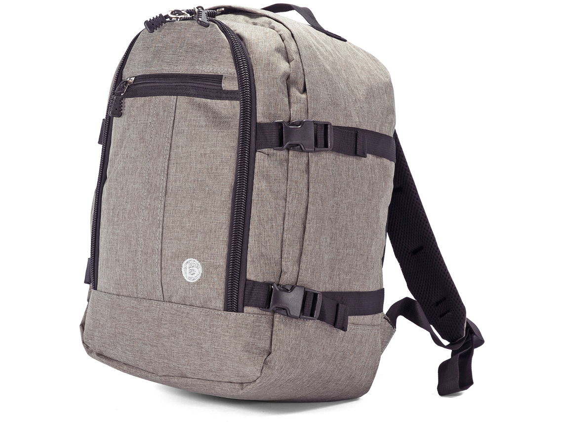 Mochila De Viaje Benzi Bz5771 24l 40×30×20 Cm, Apta Para Vueling Y Volotea, Compacta, Ligera Y Resistente, Cinta Para Maleta, Gris