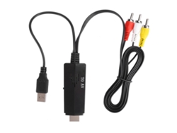 Convertidor Hdmi A Av Rca (1080p, Adaptador)