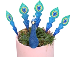 Estacas Decorativas Genéricas Para Jardín, Con Forma De Pájaro Para Macetas, Cola Desmontable, Estaca Para Fijar Al