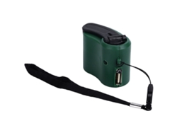 Cargador USB portátil con luz LED, 5,5 V 600 mA, para uso de emergencia.