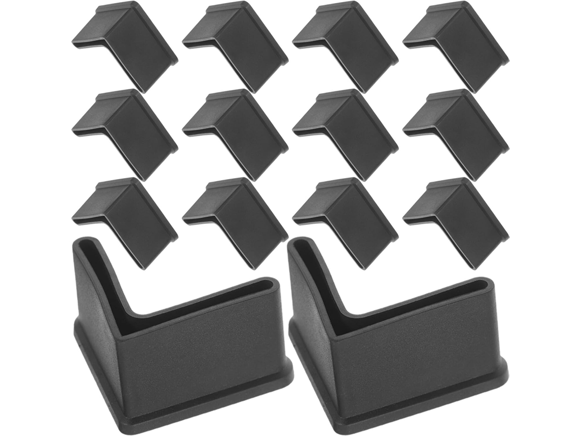 Protectoras Patas Almohadillas Muebles Triángulo, Goma