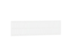 Cabecero de pared de madera maciza de pino, blanco, MAISON EXCLUSIVE (204x60 cm)
