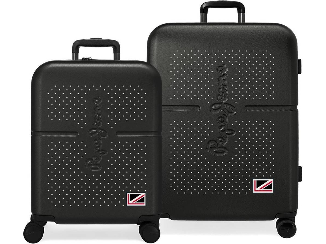 Conjunto de 2 PEPE JEANS Laila (Mediana, Cabina - 48x70x28 cm - Negro) |