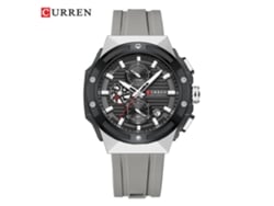 Reloj Deportivo Multifuncional Para Hombre Con Correa De Silicona, Seis Manecillas, Calendario Y Resistente Al Agua.