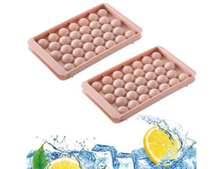 Bandeja redonda para cubitos de hielo, mini bandeja circular para cubitos de hielo Cóctel enfriador de hielo Whisky Té y café