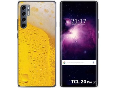 Carcasa TCL 20 Pro 5G TUMUNDOSMARTPHONE Cerveza Multicolor