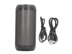 Altavoz Bluetooth Portátil E Impermeable Con Luz Ambiental Para Uso En Exteriores - Negro