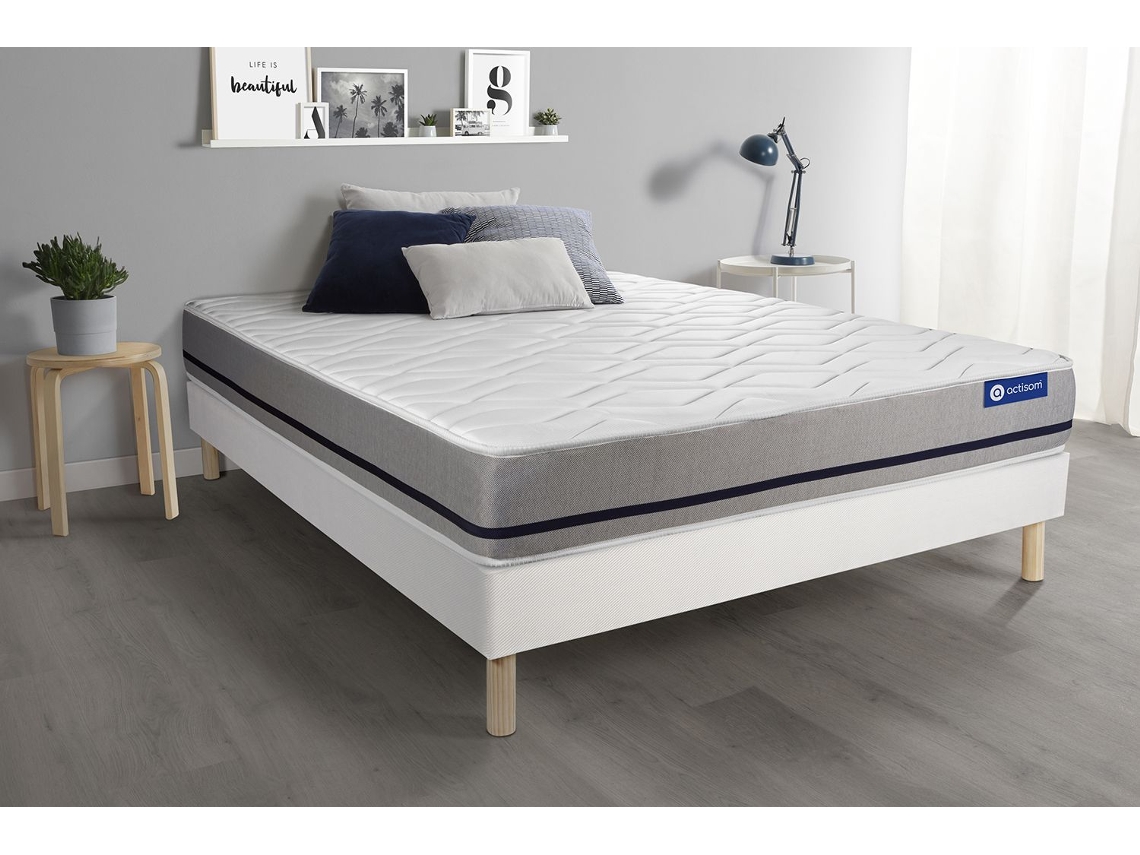 Somier Actimemo Soft Multiláminas Zonas ACTISOM Espuma con memoria Blanco (120x200)