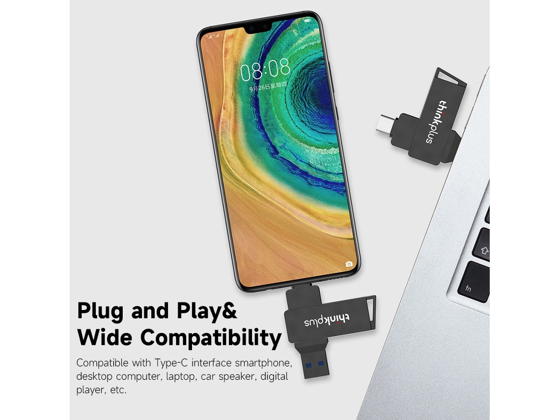 Vlrla-2026novothinkplus Mu251 128gb Unidad Flash Usb De Doble Puerto