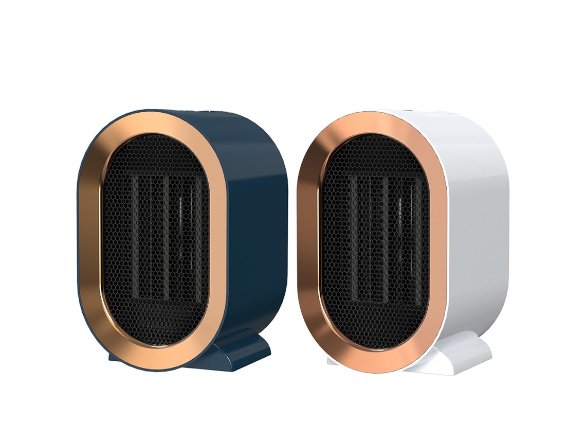 Calentador eléctrico cerámico portátil de 1200 W con diseño compacto, retardante de llama y protección contra sobrecalentamiento Mdug