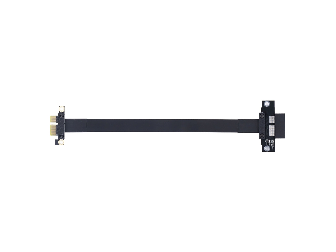 Cabo Extensor Pcie 3.0 1x Para 1x Flexível 180 Graus Riser Extender 8gbps 20cm Alto Desempenho