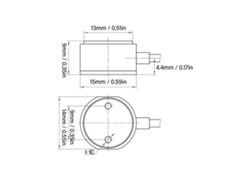 2026dz-sensor De Carga Dyz-100 De Acero Inoxidable Para Tensión Y Presión, 50kg, 5-15v, Pesaje Industrial