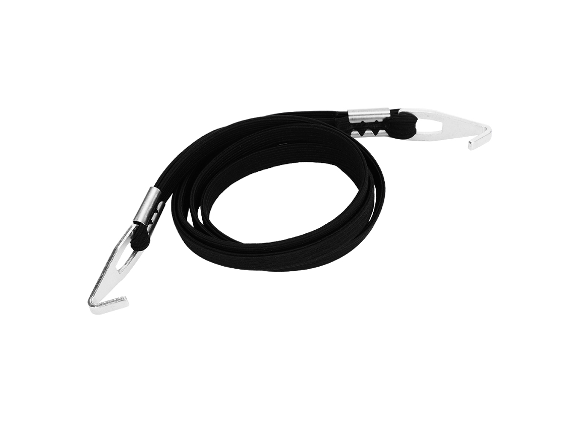 Correa Elástica Para Equipaje Duuti Con Ganchos Para Bicicleta Y Mochila De Exterior - Negra