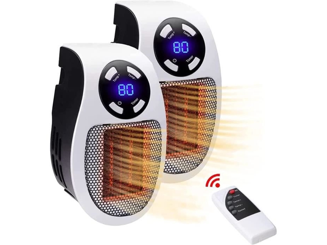 Mini calentador de aire eléctrico enchufable, calentador de cerámica Ptc, mejora de potencia, calentador de ventilador de cerámica 346