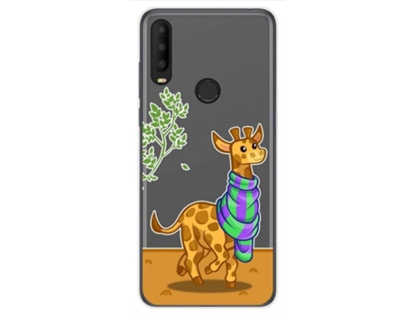 Carcasa Alcatel 3X 2020 TUMUNDOSMARTPHONE Dibujos Transparente Multicolor