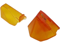 Aguja De Repuesto Para La Serie Ortofon 2m, Punta Elíptica Nude Para Audiófilos Y Djs, Roja (naranja).