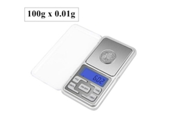 Báscula electrónica de alta precisión MDUG para joyería, diamantes y cocina, 100 g