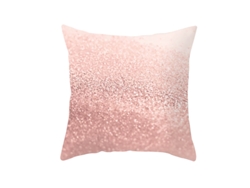 Serie Mármol Funda Decorativa de Almohada Rosa